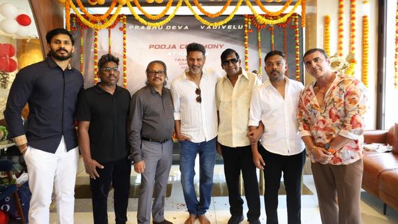 மாரீசன் படத்தைத் தொடர்ந்து பிரபுதேவாவுடன் இணைந்த வடிவேலு.. துபாயில் தூள் கிளப்பிய படபூஜை!