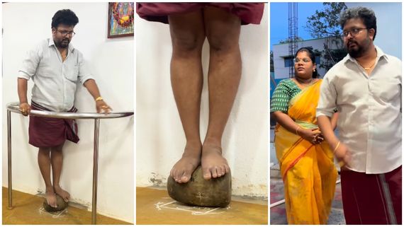 தேங்காய்.. குழவிக்கல்லு தானா சுத்தும்.. அம்மனுக்கே ப்ரோமோஷன் செய்த இந்திரஜா..பணத்திற்காக இப்படியா?  