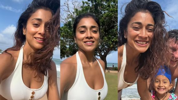 மிராய் ஹீரோவுக்கே அம்மா.. இலங்கையில் பீச் உடையில் குடும்பத்துடன் என்ன ஆட்டம் போடுறாரு பாருங்க ஸ்ரேயா!