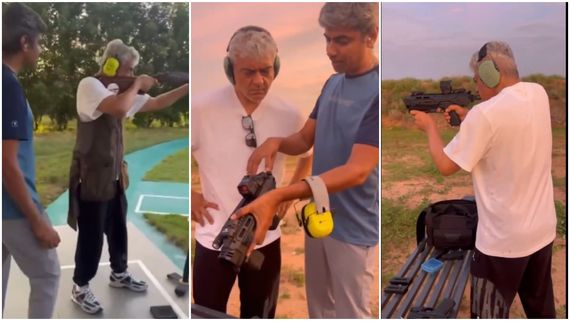  Ajith: கண்களில் வெறி..  கையில் துப்பாக்கி.. அஜித் வெச்சக்குறி தப்புமா? 