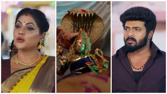 காணாமல் போன சாமி சிலை.. குழிக்குள் இறங்கும் சாமுண்டீஸ்வரி.. கார்த்திகை தீபம்!