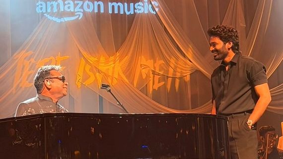 ஏ.ஆர்.ரஹ்மான் வாசிக்க.. தனுஷ் பாட.. ஒரே மேடையில் தேரே இஷ்க் மெய்ன் கச்சேரிதான்.. செம வீடியோ