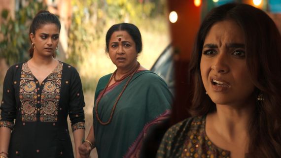 ராதிகாவை கெட்ட வார்த்தை பேசச் சொன்ன கீர்த்தி சுரேஷ்.. ரிவால்வர் ரீட்டா டிரைலர் தூள் கிளப்புதே!