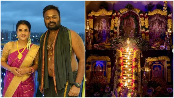 சாமியே சரணம் ஐயப்பா.. மணிமேகலை, ஹுசைன் வீட்டில் ஐயப்ப பூஜை.. குவியும் வாழ்த்து!