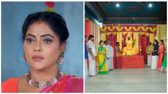 கைது செய்யப்படும் சாமுண்டீஸ்வரி.. கார்த்திக் காப்பாற்ற போவது எப்படி? கார்த்திகை தீபம்!