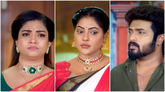 கோவில் நகையில் கை வைத்த சந்திரகலா.. அவமானப்பட்டு நிற்கும் சாமுண்டீஸ்வரி.. கார்த்திகை தீபம்!