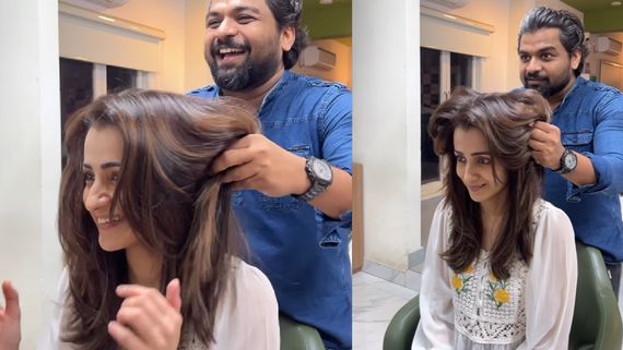 Trisha: த்ரிஷா முடியை பிடிச்சு இந்த ஆட்டு ஆட்டுறாரே.. யார் இந்த ஆண் பிரபலம்னு பாருங்க?
