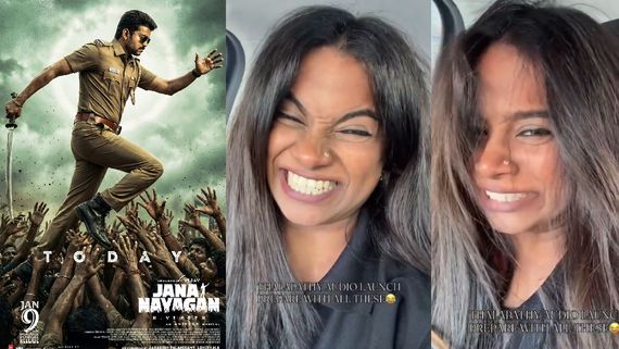 தலையை விரித்துப் போட்டு ரசிகை செய்யும் அலப்பறை.. மலேசியாவிலும் விஜய் மானத்தை வாங்குறாங்களே