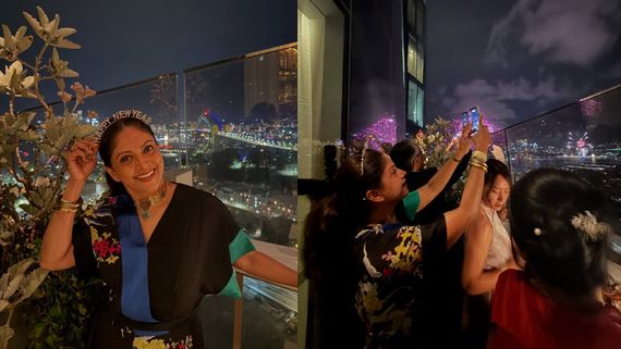 கலர்ஃபுல்லாக புத்தாண்டை வரவேற்ற நடிகை நதியா.. எந்த நாட்டுல இருக்காங்க தெரியுமா?