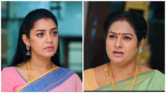 அபிராமியை காப்பாற்ற உயிரை பணயம் வைத்த துளசி.. பதற்றத்தில் மீனாட்சி.. கெட்டிமேளம்!