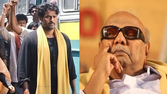 சிவகார்த்திகேயன் தோளில் மஞ்சள் துண்டு.. பராசக்தி லுக்.. எஸ்கே என்ன கலைஞர் கருணாநிதியா?.. என்னங்க இது?