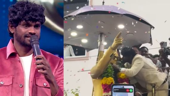 Gana Vinoth: பிக்பாஸ் முடிச்சு வெளியே வந்த கானா வினோத்.. யார் சிலைக்கு முத்தம் கொடுக்கிறார்னு பாருங்க