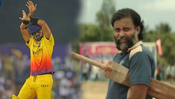 CCL ரியல் கெத்து விக்ராந்த்தா? கடைசி பந்தில் விக்கெட்டை எடுத்துட்டு ஓவராக குதித்த பாலிவுட் நடிகர்