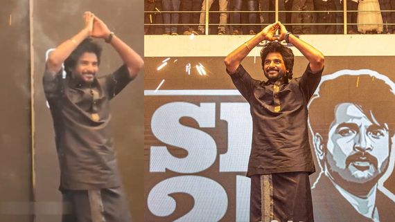 கருப்பு சட்டை.. கருப்பு வேட்டி.. திராவிடத் தலைவனாக மாறிய சிவகார்த்திகேயன்.. பராசக்தி ஆடியோ லான்ச்!