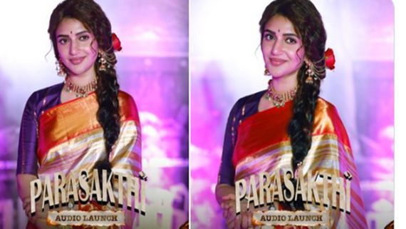 பராசக்தி பாருங்க இல்லைனா பகவந்த் கேசரி பாருங்க.. ஆடியோ லான்ச்சில் ஜனநாயகனை கிண்டல் செய்த ஸ்ரீலீலா?