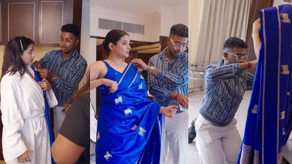 ஜன நாயகன் ஆடியோ லான்ச்சில் ப்ளூ மார்னிங்கா வந்த பிரியாமணி.. பனாரஸ் பட்டு கட்டிவிட்டது அவரா?