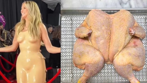 Heidi Klum: உரித்த கோழியாக மாறிய பிரபல நடிகை.. அவசரத்துக்கு என்ன பண்ணுவாங்கனு கலாய்க்கும் ஃபேன்ஸ்!