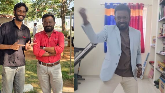  சிரிப்பை அடக்க முடியல.. குருபாயவே டான்ஸ் ஆட வைத்த goofy gen.. தரமான சம்பவமா இருக்கேப்பா!