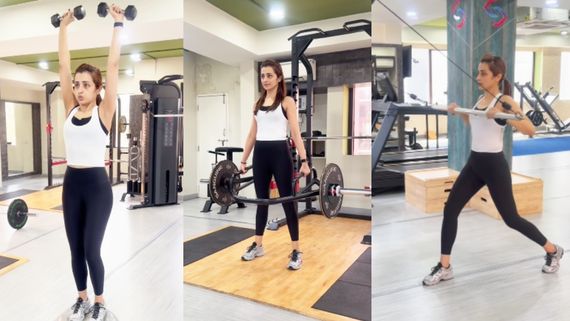 அடுத்து ஆக்‌ஷன் படம் தான் போல.. ஜிம்மே கதியென கிடக்கும் த்ரிஷா.. துருவ நட்சத்திரம் சாங் தான் மஜா!