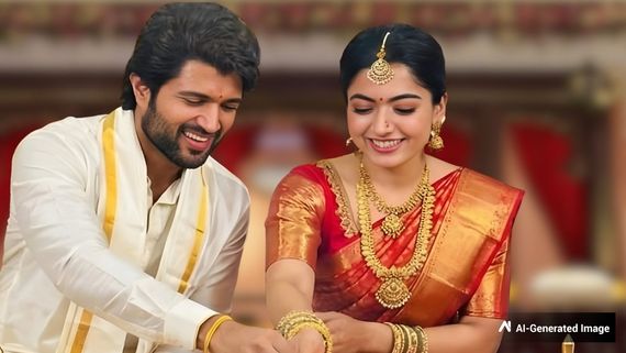 ராஷ்மிகா மந்தனா - விஜய் தேவரகொண்டாவுக்கு இரண்டாவது முறை நடந்த திருமணம்.. கண்கள் கலங்கிய ஜோடி