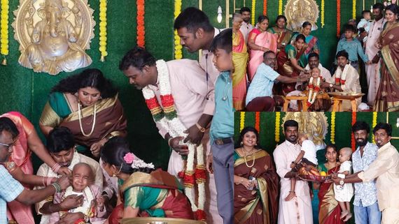 மாமன் சூரியாகவே மாறிய கேபிஒய் சரத்.. காதணி விழா செம கிராண்டா நடந்துருக்கேப்பா!