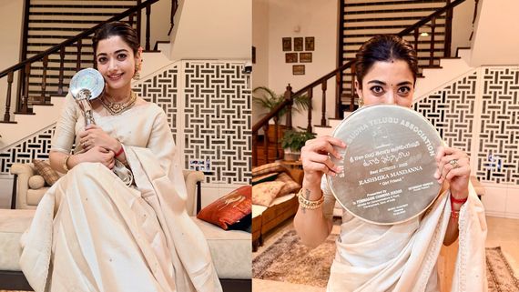 திருமணம் முடிந்த கையோடு விருது.. கமலிடம் ஆசீர்வாதம்.. நெகிழ்ந்துபோன புது பொண்ணு ராஷ்மிகா மந்தனா