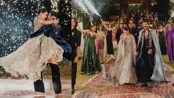 Rashmika Sangeet: ராஷ்மிகாவை பிடித்து விஜய் தேவரகொண்டா எப்படி சுத்துறாரு பாருங்க.. செம வீடியோ!