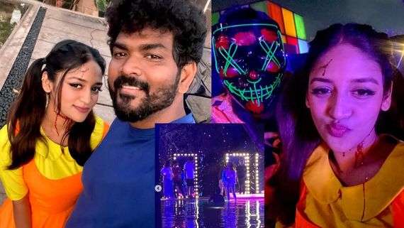 லவ் இன்சூரன்ஸ் கம்பெனி படத்தில் அந்த ஹாலோவீன் சீன் எப்படி எடுத்தாங்க பாருங்க.. நடிகை ஷேரிங்ஸ்!