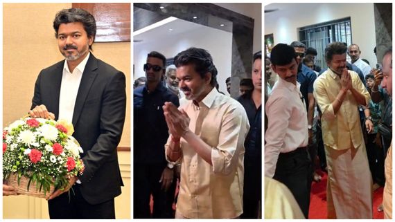 Vijay CM: கருப்பு கோர்ட்டை கழற்றி வேட்டியில் கம்பீரமாக வந்த முதல்வர்.. இது தான் ரியல் தமிழ் லுக்!