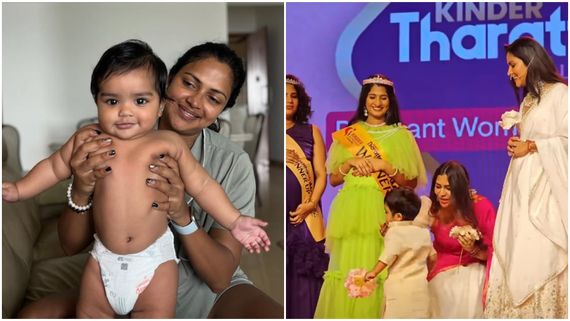 “கெட்டப்பயன் சார் இவன்”.. பூ கொடுத்து அனைவரையும் வளைத்துப்போட்ட அமலா பால் மகன்!
