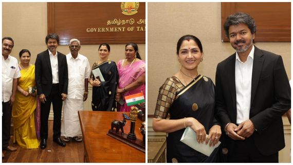 10 நாளில் எதுவும் செய்ய முடியாது.. அவருக்கு டைம் கொடுங்க.. முதல்வர் விஜயை சந்தித்த குஷ்பு பேட்டி!