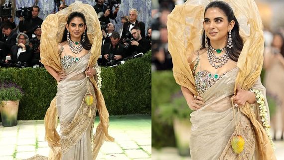 Met Gala: மாம்பழம் விக்குற கண்ணம்மாவாக மெட் காலாவில் மாறிய இஷா அம்பானி.. அந்த ரகசியம் தான் ஹைலைட்!