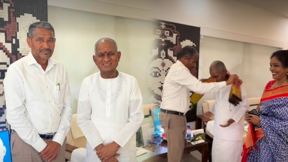 வெற்றி பெற்றதும் இசைஞானியைச் சந்தித்த விசிக MLA.. அடடே பார்க்கவே நல்லா இருக்கேப்பா!