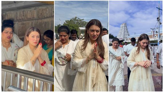 Hansika motwani: சோகங்களை மறந்து.. அம்மாவுடன் திருப்பதிக்கு வந்த ஹன்சிகா மோத்வானி!