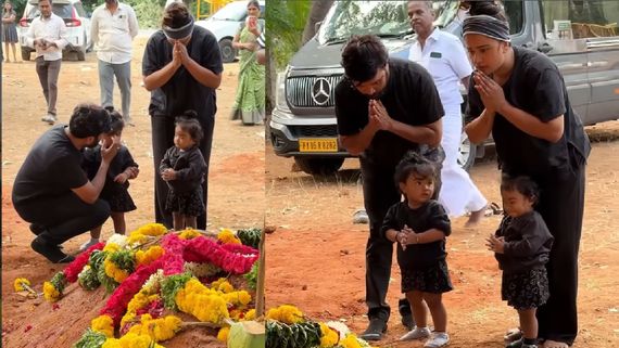 பாரதிராஜா சமாதி மண்ணை குழந்தைகளின் நெற்றியில் வைத்துவிட்ட சினேகன்.. தகப்பன் ஸ்தானத்தில் இருந்தவரல்லவா