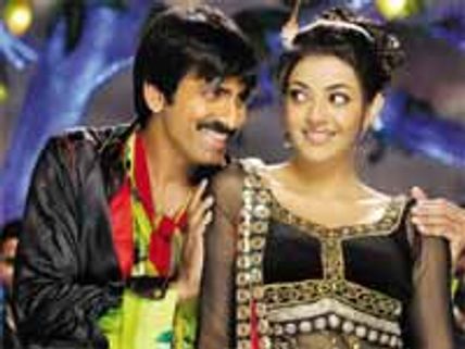 మాస్ మహరాజా ‘వీర’ సరసన కాజల్ అదరహో...
