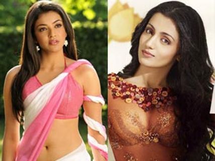 కాజల్, త్రిష కలిసి గోవాలో ఎంజాయ్