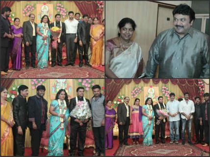 నిర్మాత కొడుకు పెళ్లిలో తారల సందడి (ఫోటోలు)