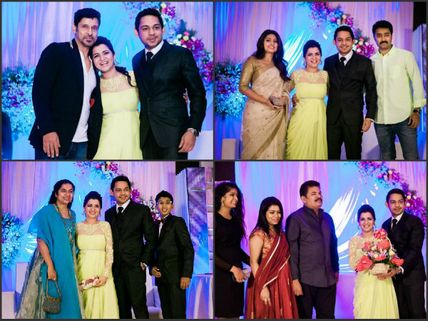 హాట్ యాంకర్ వెడ్డింగ్ రిసెప్షన్‌‌లో సినీతారల సందడి (ఫోటోస్)