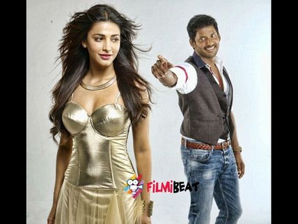 పూజ: విశాల్‌-శృతి హాసన్ హాట్ అండ్ సెక్సీ లుక్ (ఫోటోలు)