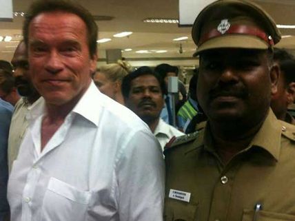  ‘ఐ’: ఆర్నాల్ స్వార్జ్‌నెగ్గర్ వచ్చాడోచ్..(ఫోటోస్)