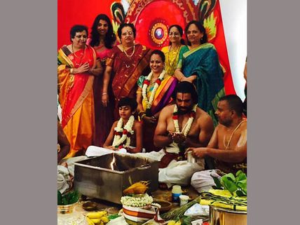 'సఖి' మాధవన్ కొడుకు ఉపనయన వేడుక (ఫొటో)