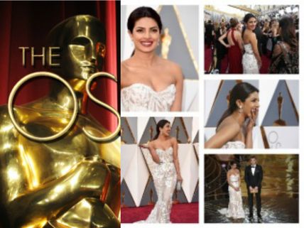 బోల్డ్‌ అండ్‌ బ్యూటిఫుల్‌:  ప్రియాంక చోప్రా @ అస్కార్ (ఫొటోలు)