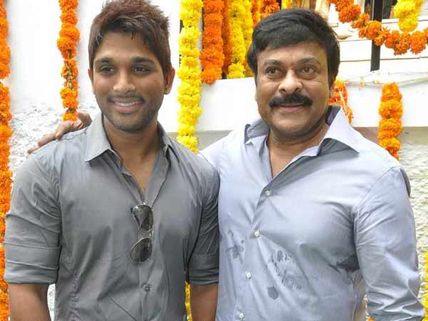 చిరంజీవి మందలింపు, అందుకే అల్లు అర్జున్ ఇలా?
