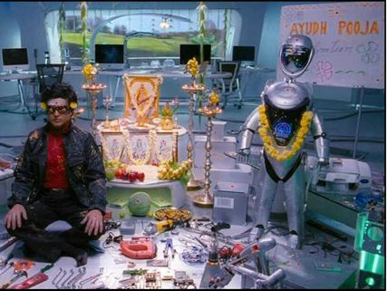 రజనీ ఎలా  నవ్వుతున్నారో చూడండి : 'రోబో 2.0' కొత్త ఫొటోలు, లెటెస్ట్ ఇన్ఫోతో 