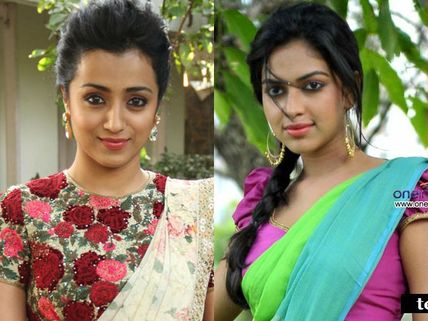 అల్లుడు దగ్గర  త్రిష చక్రం తిప్పిందా, అందుకే అమలాపాల్ ని ప్రక్కన పెట్టారా?