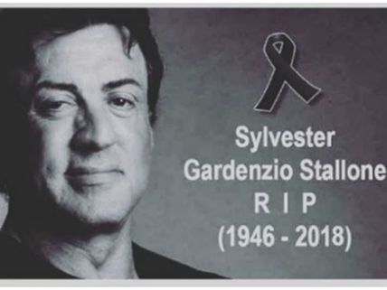 సిల్వెస్టర్ స్టాలోన్ మృతి.. ఫోటో పెట్టి దండేసిన..! ఏం జరిగిందంటే..