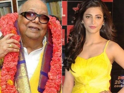 కరుణానిధి మరణించి అంతా ఏడుస్తుంటే, శృతి హాసన్ పైత్యం.. మత్తు వదిలిస్తున్నారు!