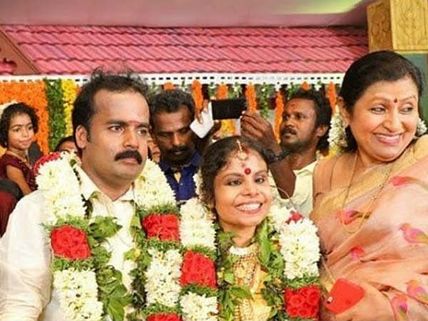 వైభవంగా బాహుబలి సింగర్ వైకోమ్ విజయలక్ష్మి వివాహ వేడుక (ఫోటోస్)