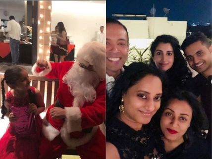 శాంటా వేషంలో ఉన్నది మహేష్ బాబే... పార్టీలో బాలయ్య కూతురు కూడా!